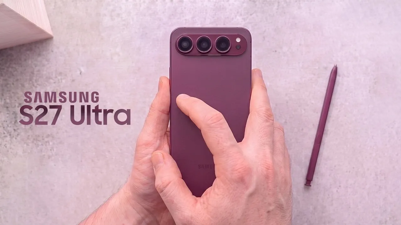 Gros plan sur le réseau de caméras attendu sur le Galaxy S27 Ultra.