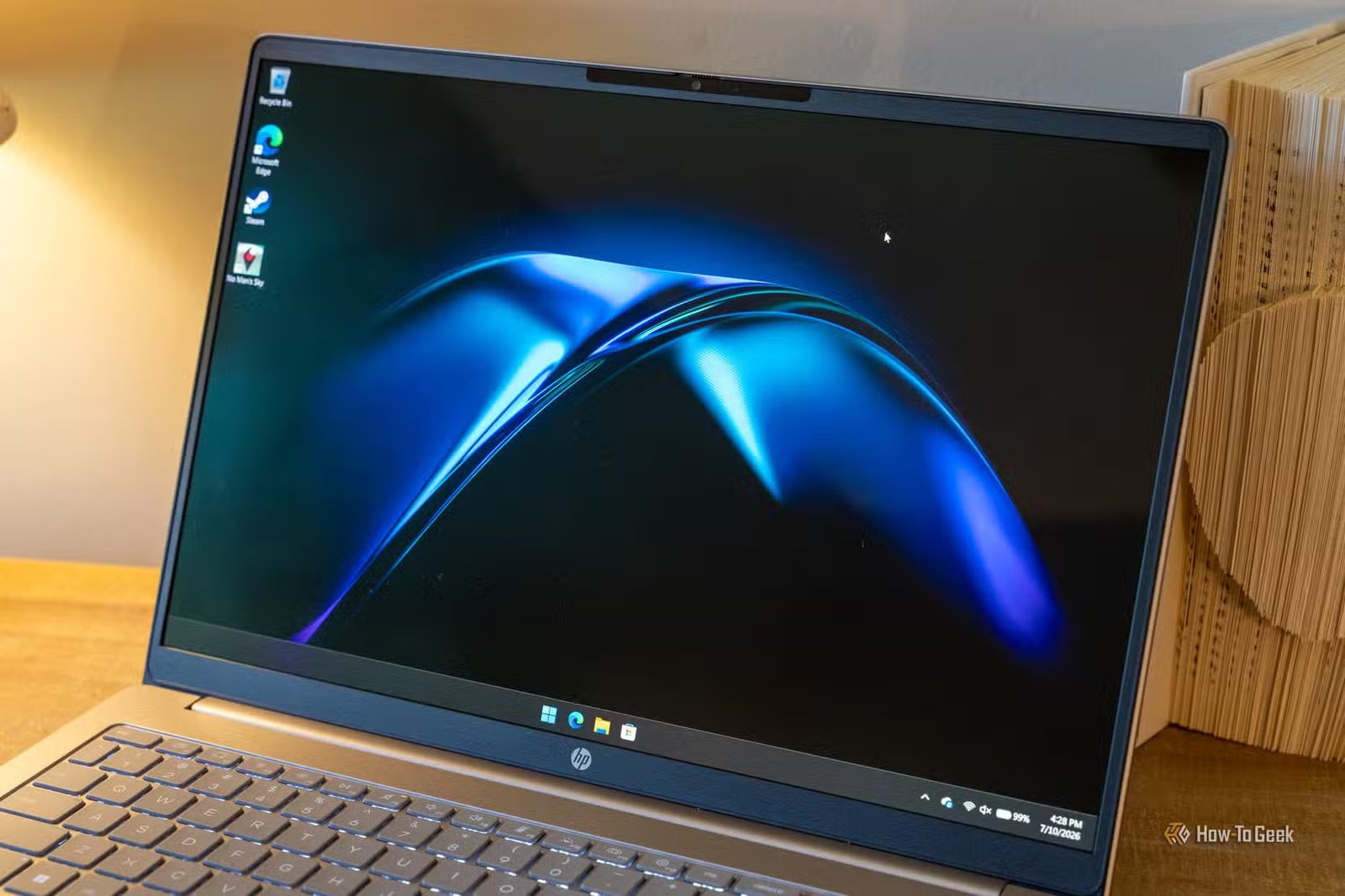 Écran IPS HP OmniBook 3 16 pouces exécutant Windows 11.