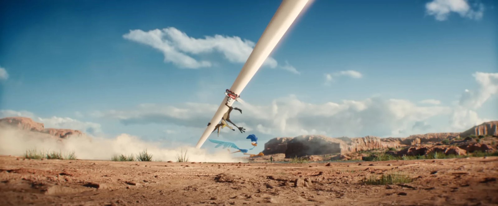 Coyote Vs Acme, toujours de Wile E. Coyote poursuivant Road Runner.