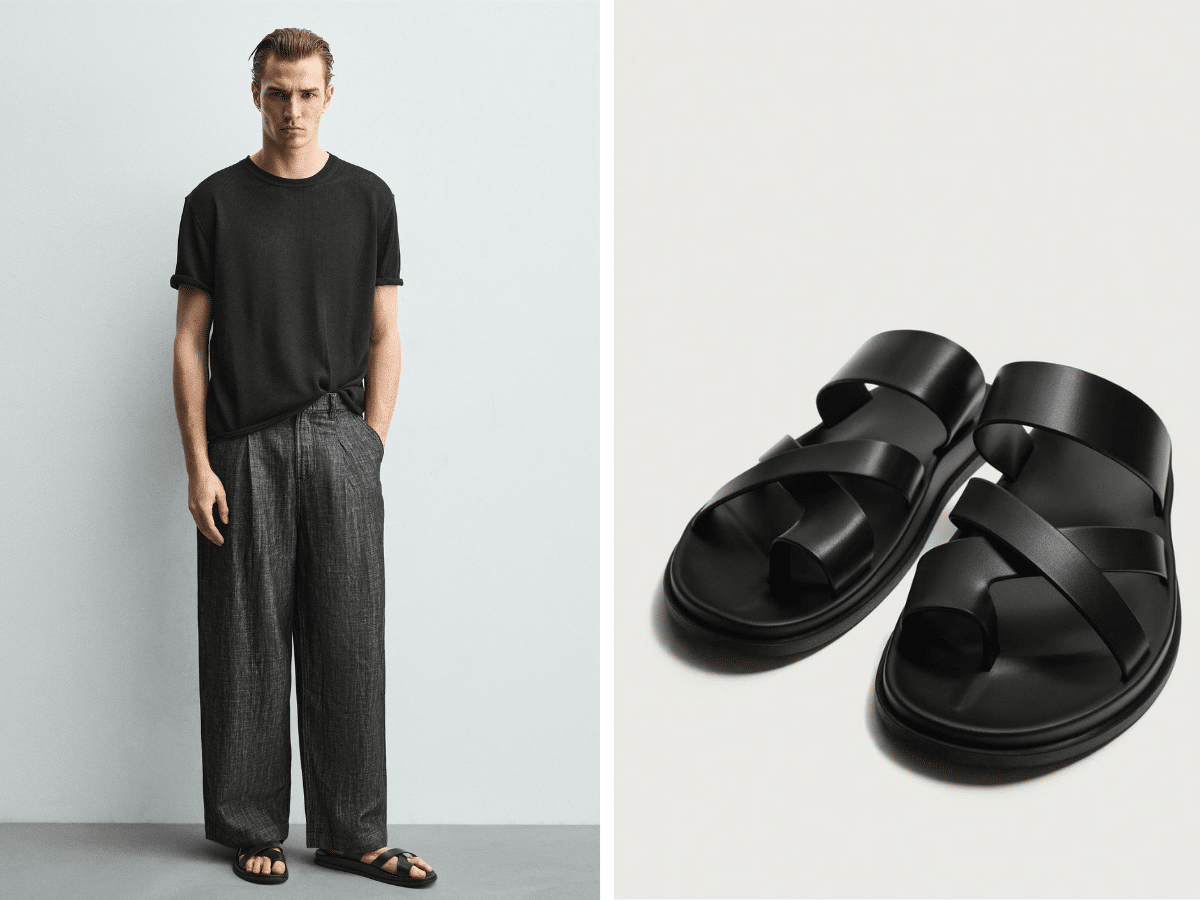 Sandales à lanières Zara 1