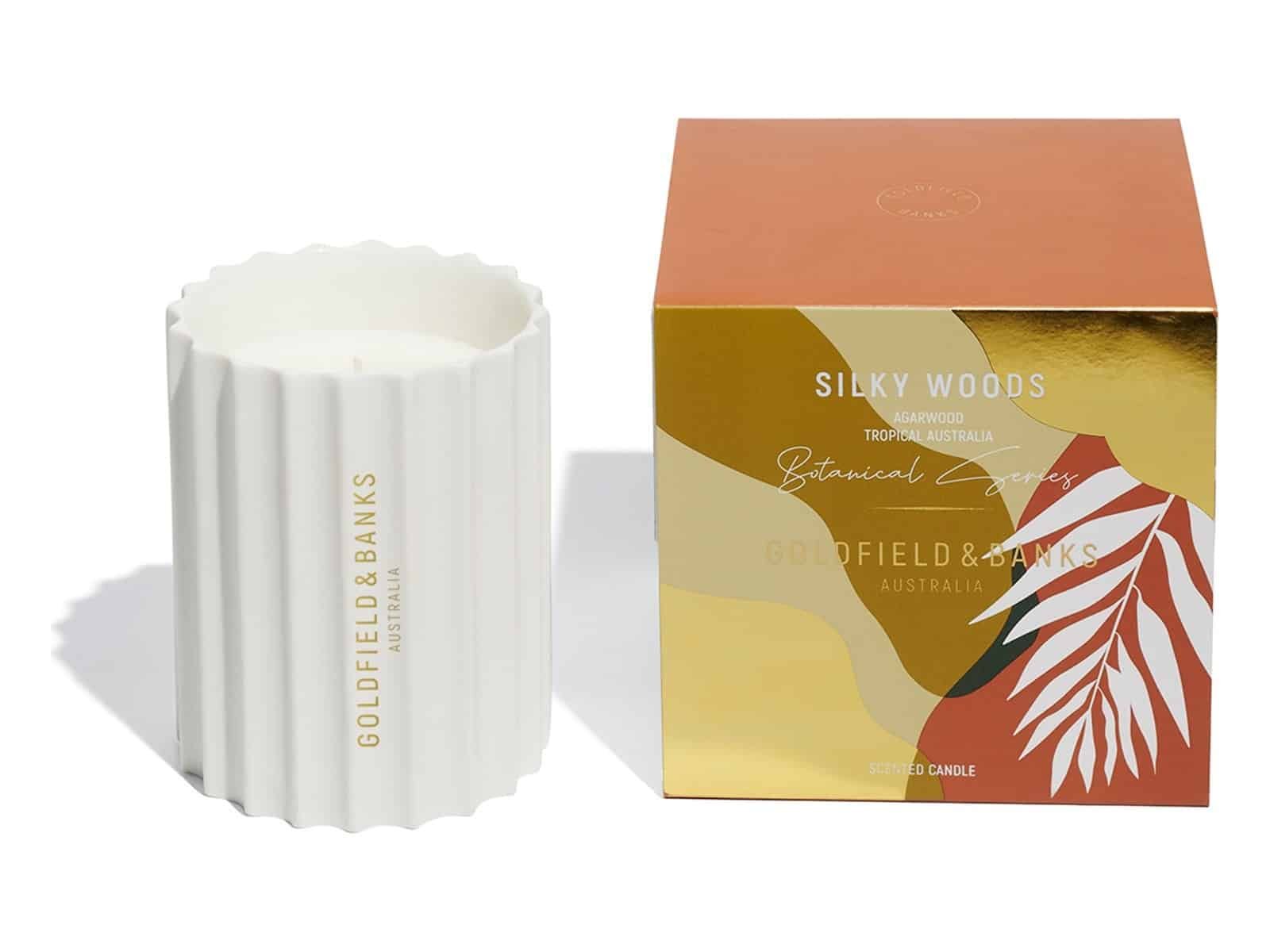 Bougie Silky Woods (édition limitée) | Champs aurifères et banques