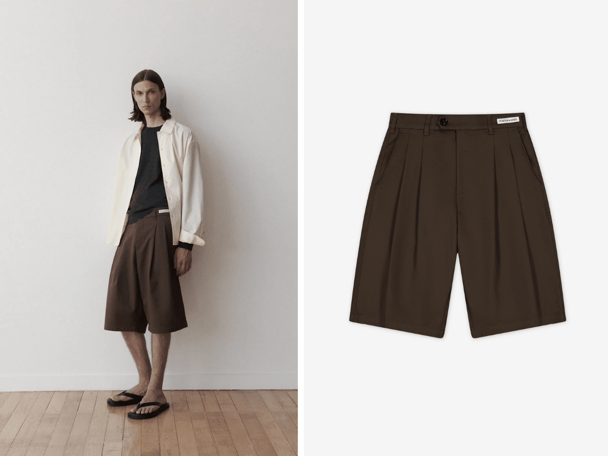 Porter James - Short à double pince