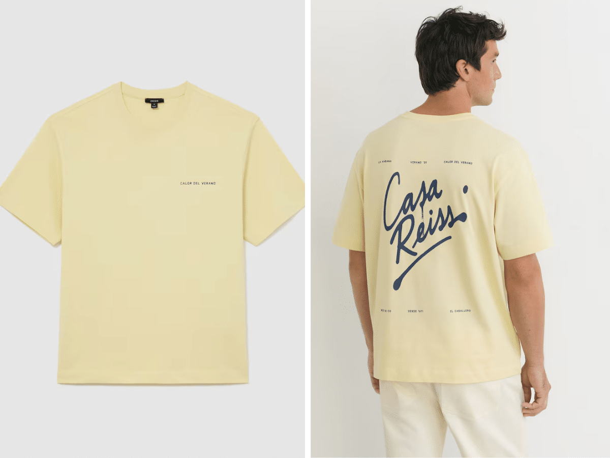 Chemise à logo en coton Reiss