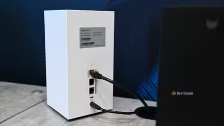 Moniteur de routeur Acer Predator T7 au CES 2024.