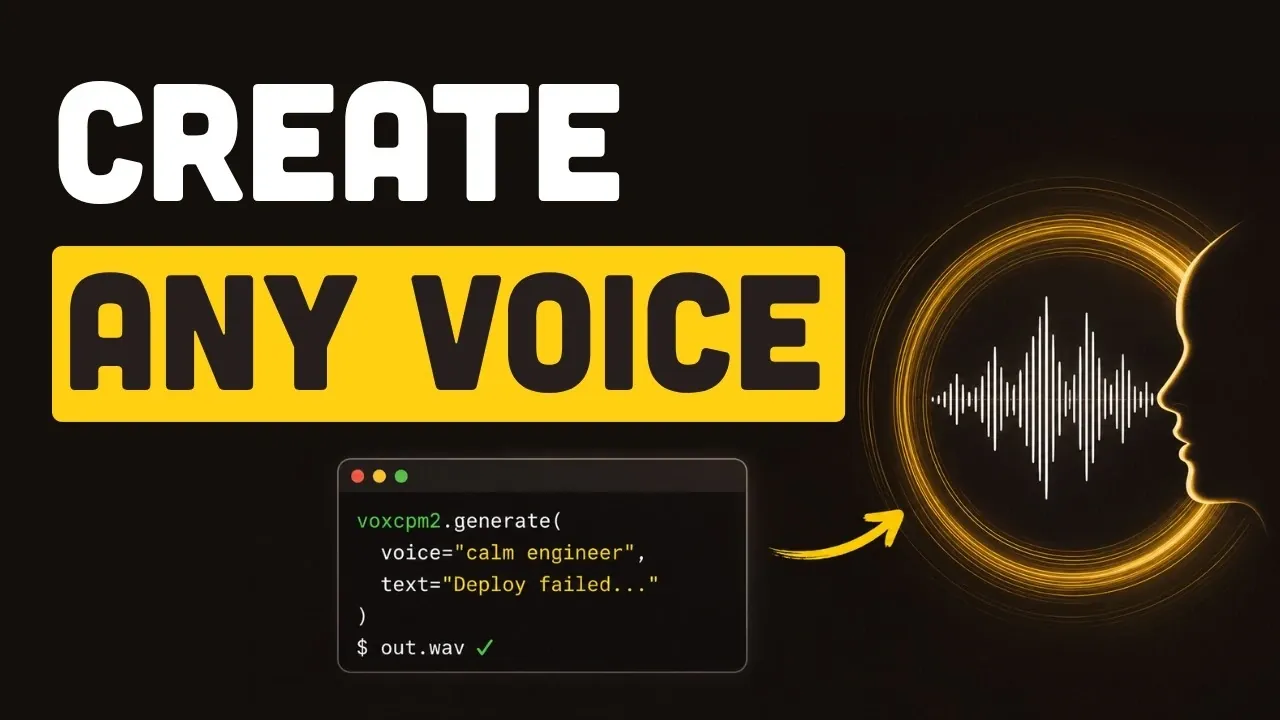 Schéma montrant le processus de génération de synthèse vocale VoxCPM.