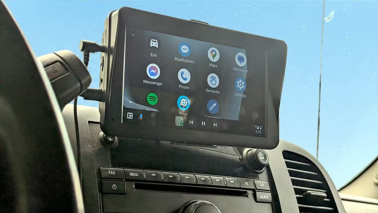 Héros de l'unité principale Android Auto portable