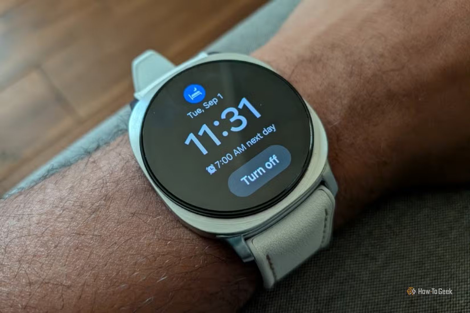 Mode veille actif sur une Samsung Galaxy Watch 8.