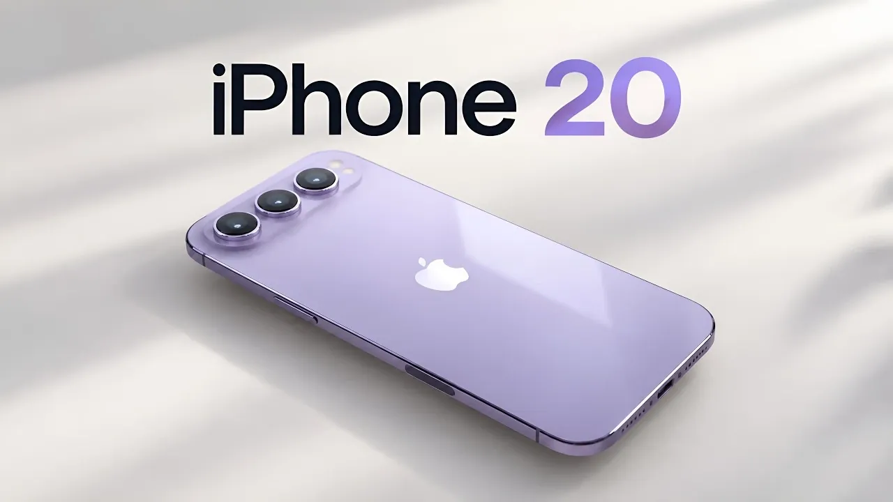 Maquette d'une façade d'iPhone édition anniversaire.