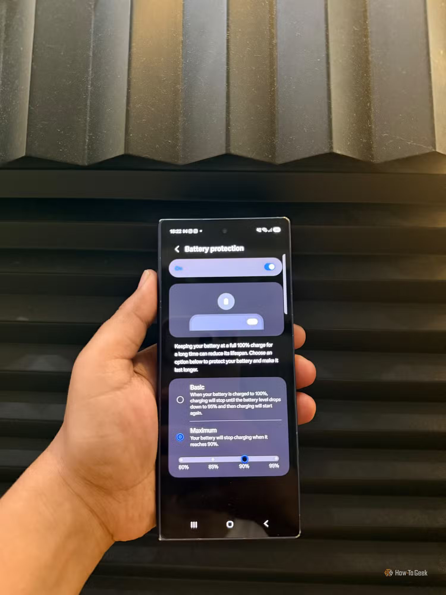 Protection de la batterie dans le Fold 6