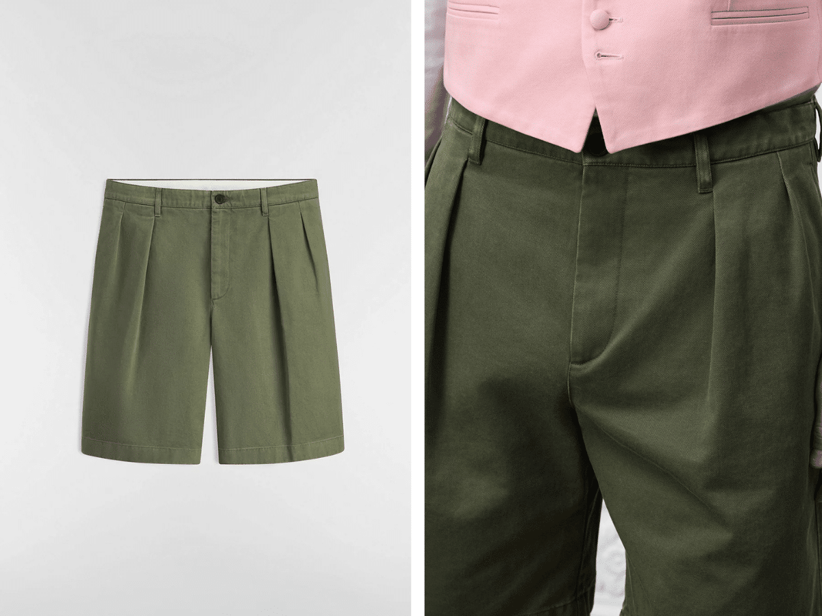 Bermuda chino plissé Dior