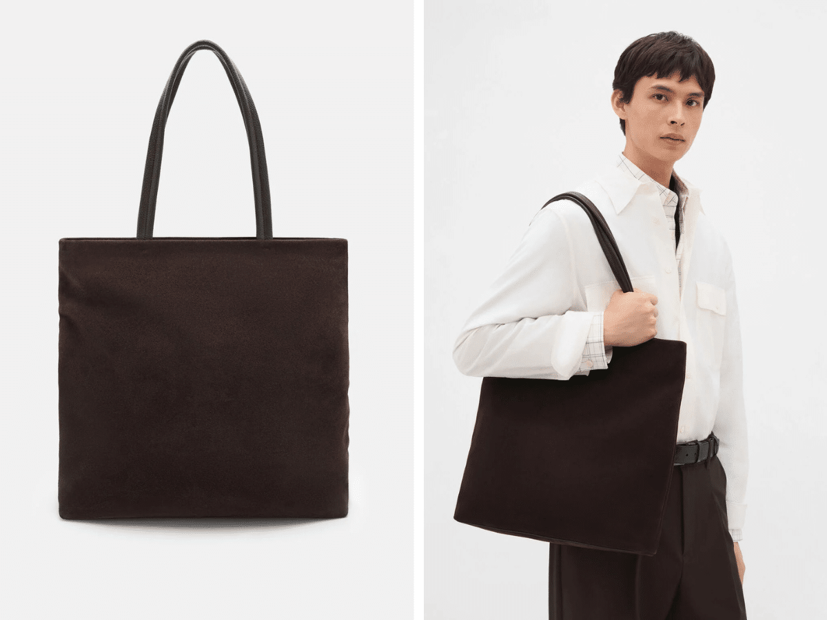 Sac cabas en daim Pedro Asher