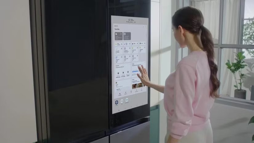 Utilisation de l'écran tactile du Samsung Bespoke Réfrigérateur Family Hub Plus