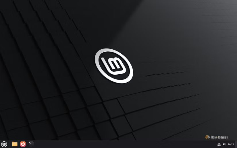 Une capture d'écran du bureau Linux Mint.