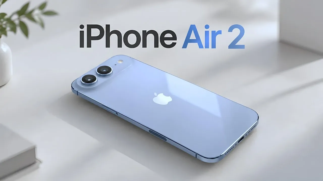 Comparaison côte à côte d'un iPhone standard et d'un modèle plus fin.