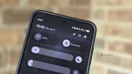 Paramètres Bluetooth Samsung.
